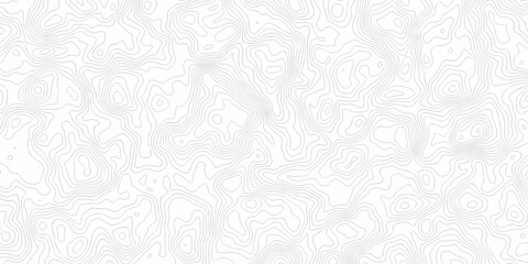 Obraz premium Minimal vector topography paper lines Topographic contour lines grid map seamless pattern. Geographic mountain relief. Contour maps. illustration area Topo contour map design. 