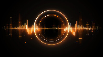 Circular Wave Flow – Futuristic 3D Digital Design