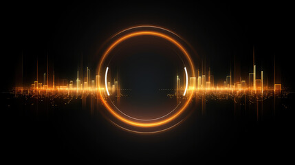 Circular Wave Flow – Futuristic 3D Digital Design