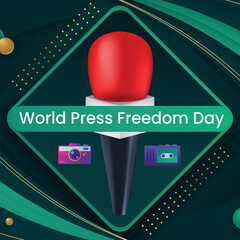 World Press Freedom Day Concept Vector Illustration