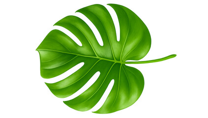 Green Leaf Isolated on Transparent PNG Background

