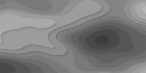 Luxury black creative spiral paper background. vector natural shadow papercut web topography map spiral line. black and gray light dynamic smooth cover origami papercut texture background.	
