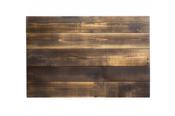 Rustic wooden planks texture background, dark brown wood grain surface, timber wall panel, woodwork material isolated on transparent background