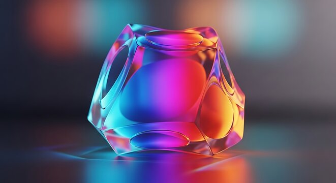Prismatix Structure, A Captivating Display of Light, Form, and Color