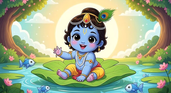 Cute  Little Lord Krishna