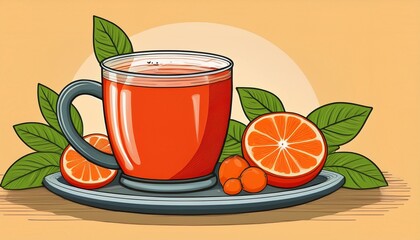 healthy monk fruit tea sugar free beverage