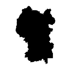 Kuala Lumpur Malaysia city map silhouette vector illustration