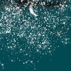 abstract blue background with bubbles