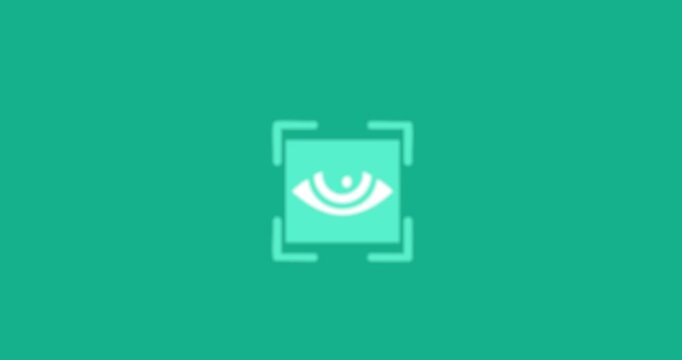 Camera eye  scanner vector