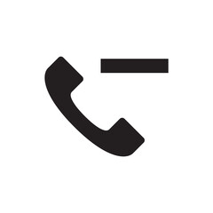 Call Waiting Holding Minus Sign Solid