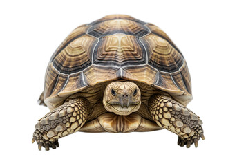 Obraz premium Tortoise with white background
