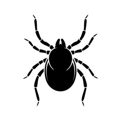 Spider Silhouette Vector Illustration