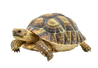 Obraz premium Tortoise with white background