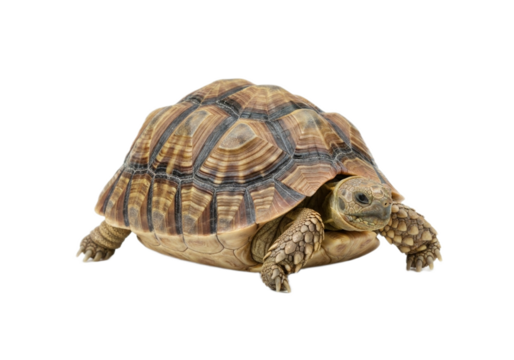 Tortoise with white background