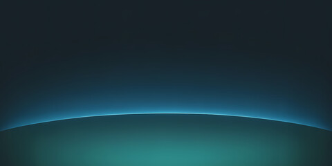 Experience serene cosmic horizons with a vibrant blue glow illuminating a vast, dark expanse, perfect for futuristic projects.