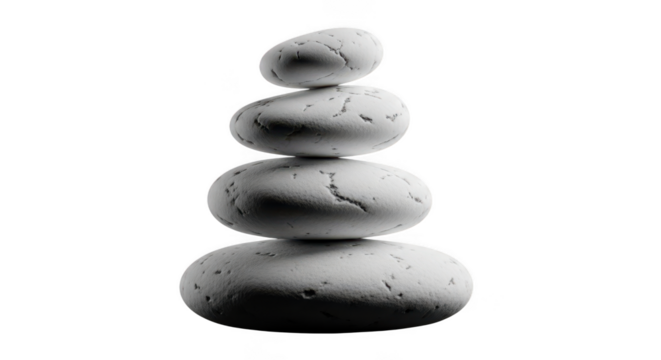 Stack of zen stones
