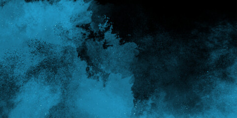 Abstract dark blue watercolor cloudiness, mist, or smog background. Moody Teal and Black Abstract Cloud Texture.  White and ash messy wall stucco texture background .