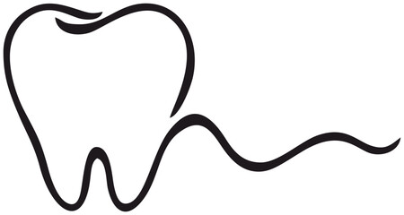 Tooth Logo Icon Design Vector. Editable Color Vector