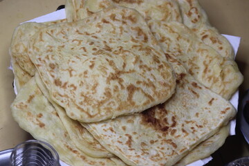 Moroccan Msemen Close Up