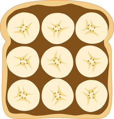 Toast with Nut Butter and Banana Topping