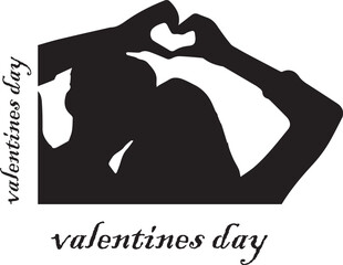 vector illustration of a silhouette