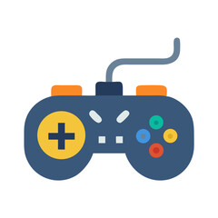 Retro game controller on black background gaming experience