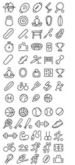 set of sports icons