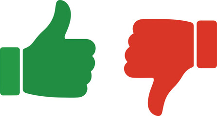 Thumbs Up and Thumbs Down Icon