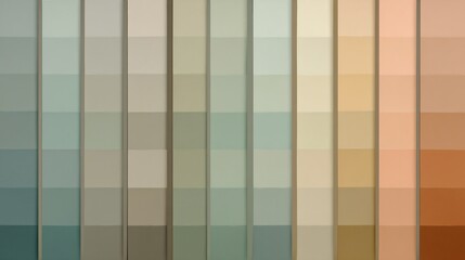 vertical gradient bars combining moss green, clay brown, and beige tones, expressing nature&rsquo;s tranquility and earth connection, perfect for modern illustration or eco-friendly background design 