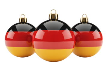 Celebrate with festive German flag Christmas ornaments, a symbol of national pride and holiday cheer for any occasion.