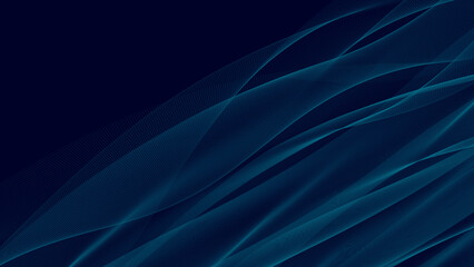 Abstract blue wave background with flowing mesh texture and gradient light. Elegant modern digital design for technology, business, or minimalist concepts.