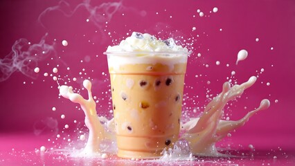 That explosive moment when your bubble tea craving is about to be satisfied. So cool, so sweet, so refreshing.