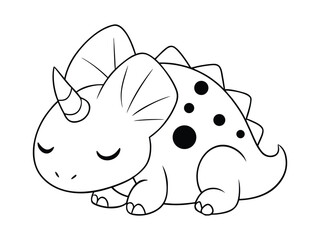 Small Cartoon Wooden Rowing Boat with Oars Illustration