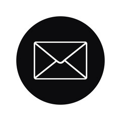 Email icon: A minimalist illustration of an email icon, perfect for web or print design.