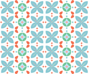 Delicate Watercolor Floral Vector – Seamless Flower Pattern for Elegant Wallpaper and Textile Design