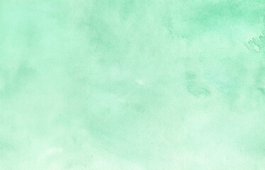 Soft mint green watercolor texture background with subtle brush details. Perfect for design, art projects, digital graphics, print templates, and elegant creative compositions.