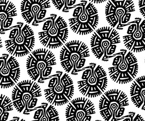 Elegant Hand-Drawn Floral Pattern Vector – Soft Botanical Wallpaper with Retro Vintage Style