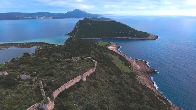 Old Navarino Fortress, Messenia, Peloponnese, Greece