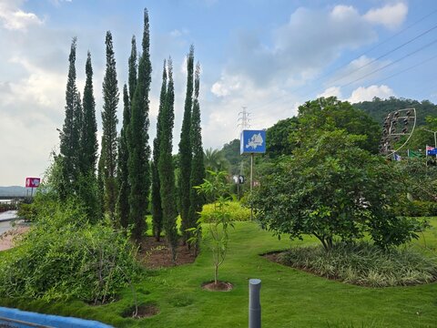 Ekta Nagar, Gujarat India - Oct 03 2025: Vishwa van, Kevadiya Ektanagar Statue of unity.