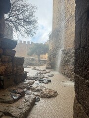 Rain at Castle