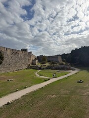Front of Moat and castle
