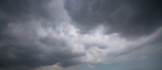 Stormy clouds in the sky