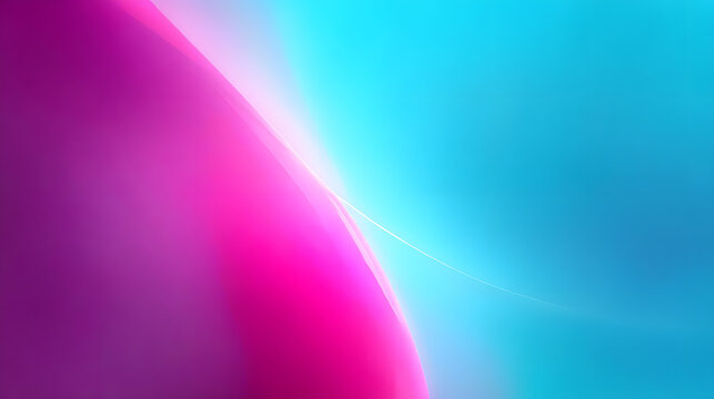 Abstract Wave of Colors: An abstract artistic depiction showcasing a mesmerizing blend of vibrant magenta and azure hues, creating a sense of fluid movement and visual harmony.