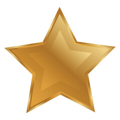1 review star .Number 1 gold star. golden star icon
