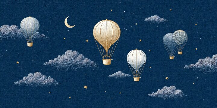Night-sky balloons