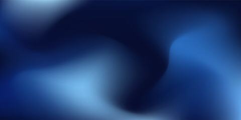 Rich Deep Blue Gradient Grainy Background. Textured blue gradient abstraction backdrop. Dark blue color abstract background with noise texture.