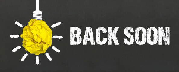 Back soon	
