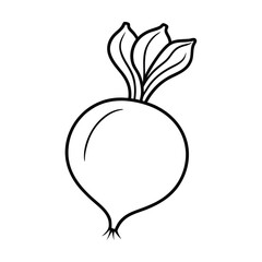 vector illustration of an apple
