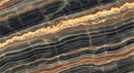 Obraz premium Abstract layered stone texture dark background for design and decoration