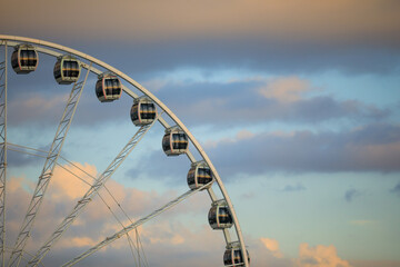 View of ferris wheel against sky